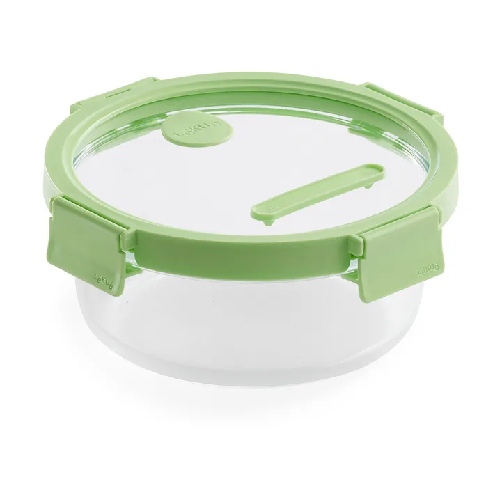 Lékué round glass lunchbox 0.95 L, Green Lékué