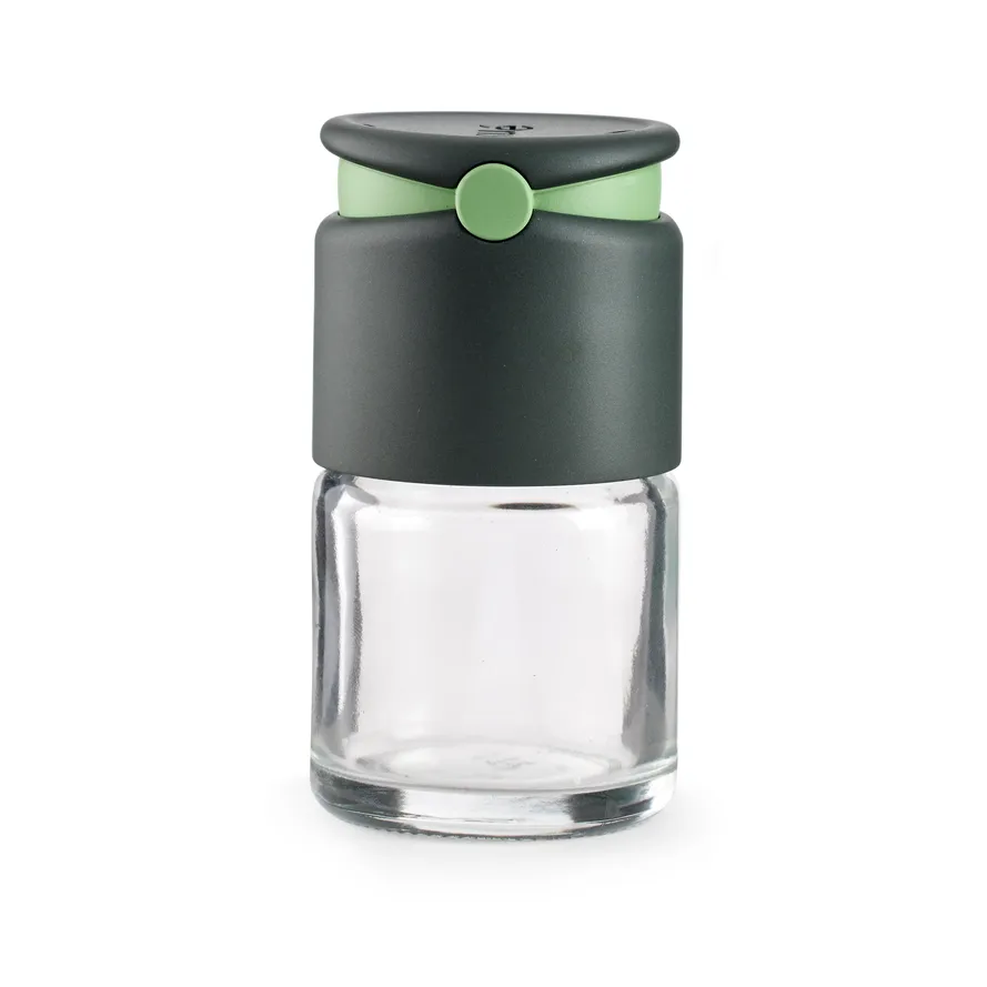 Lékué spice container with dosing lid, Grey Lékué
