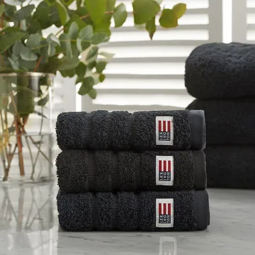 Icons Original towel 50x70 cm - black - Lexington