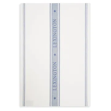 Icons Star kitchen towel 50x70 cm - white-blue - Lexington