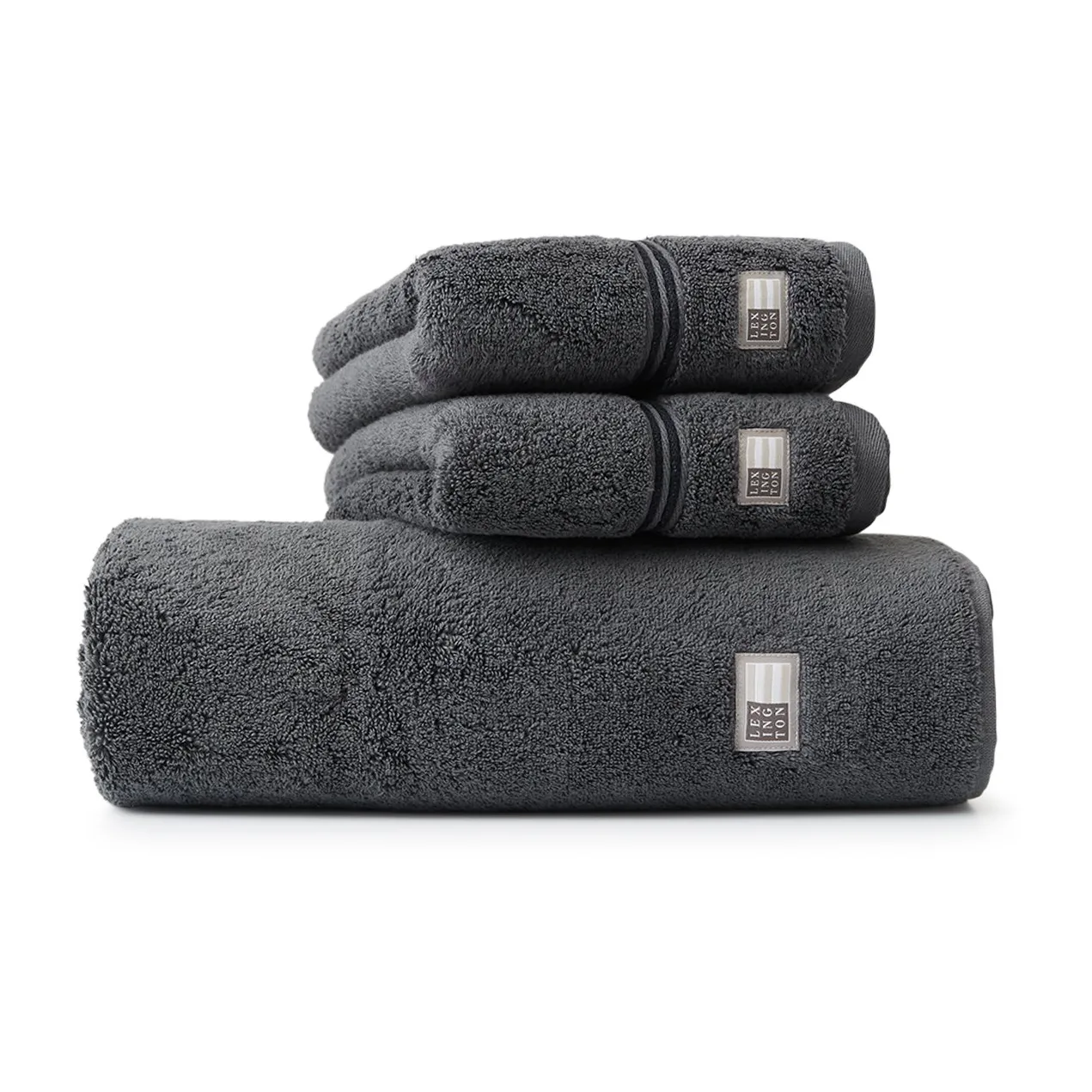 Lexington Hotel towel 100x150 cm, grey-dark grey Lexington