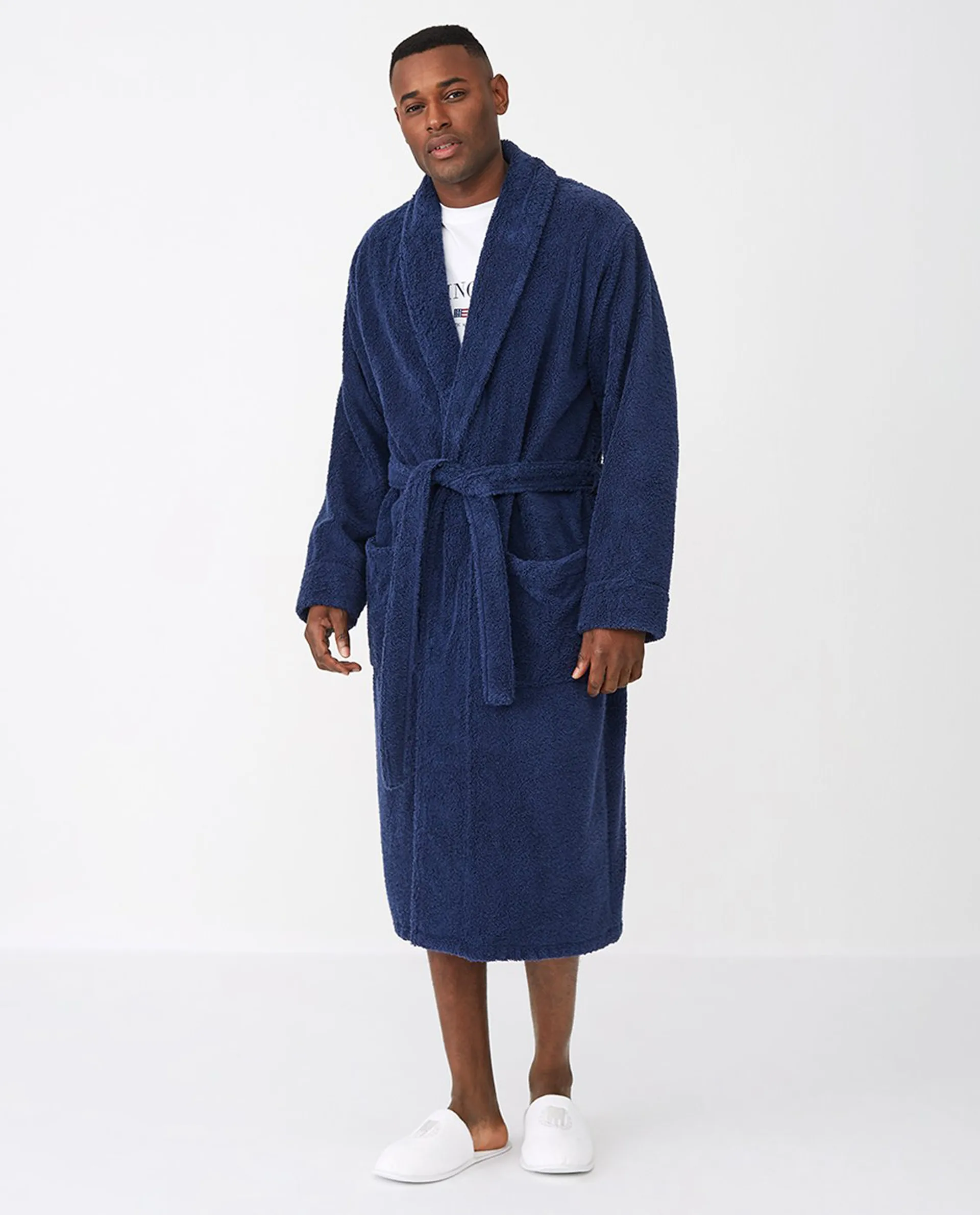 Lexington Original bathrobe M, True Navy Lexington