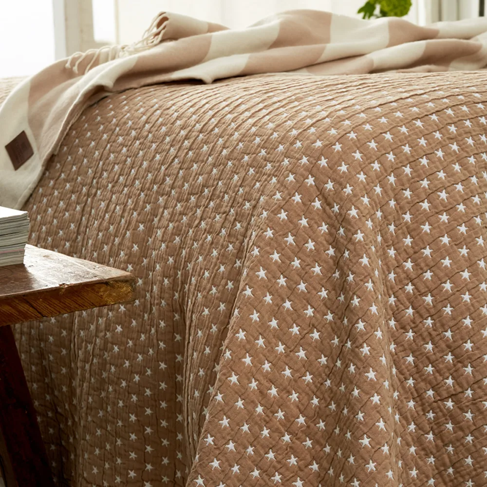 Star bedspread, Navy, 260x240 Lexington