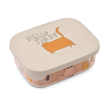 Arthur lunchbox 13.5x17 cm - Cats and Dogs-Sandy - Liewood