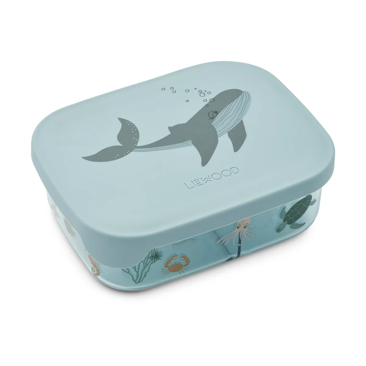 Arthur Tritan lunch box 13.5x17 cm, Sea creature-sandy Liewood