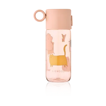 Clemence water bottle 35 cl - Cats and Dogs-Sandy - Liewood