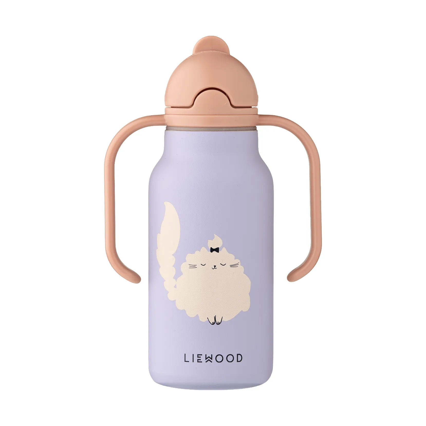 Kimmie water bottle 25 cl, Cat-Warm lilac Liewood