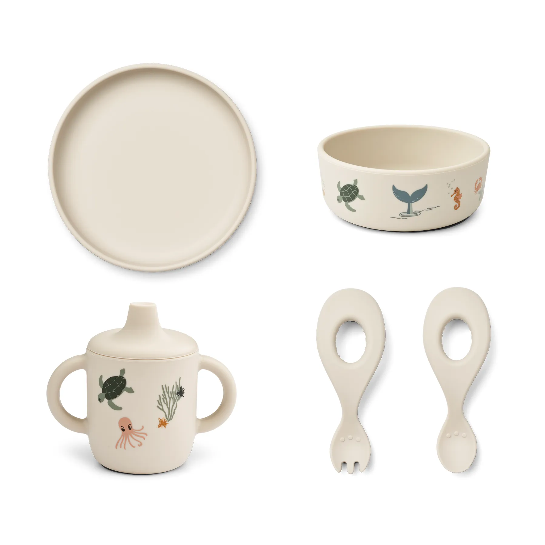 Ryle dinner set 5 pieces, Sea creature-Sandy Liewood