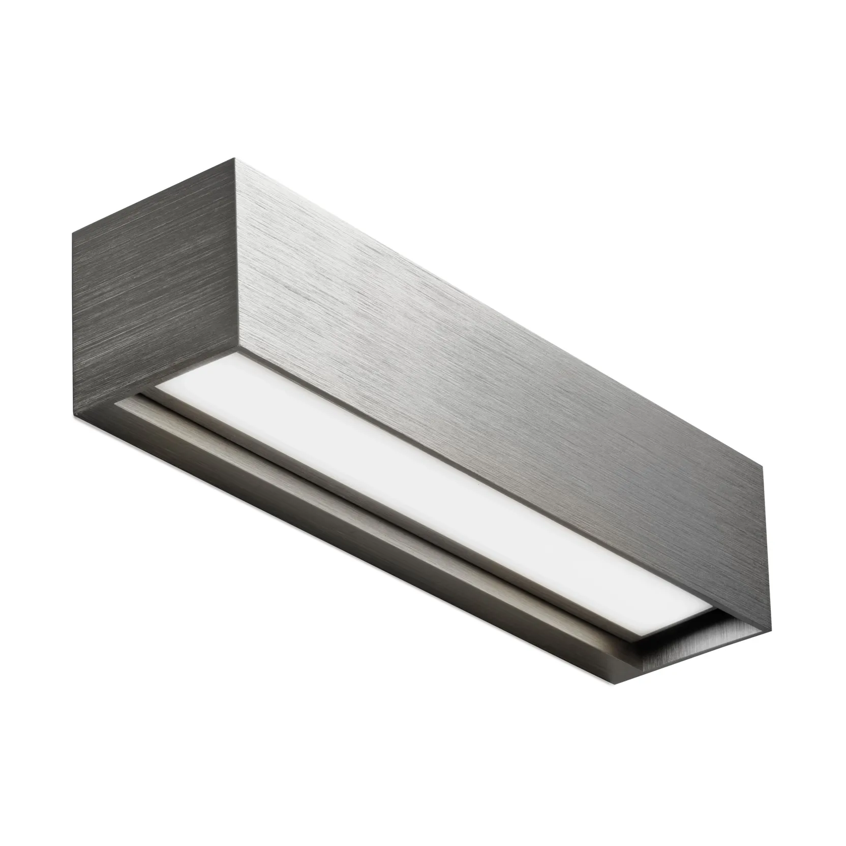 Linea W2 wall lamp switch tune, Titanium, 7x30 cm Light-Point