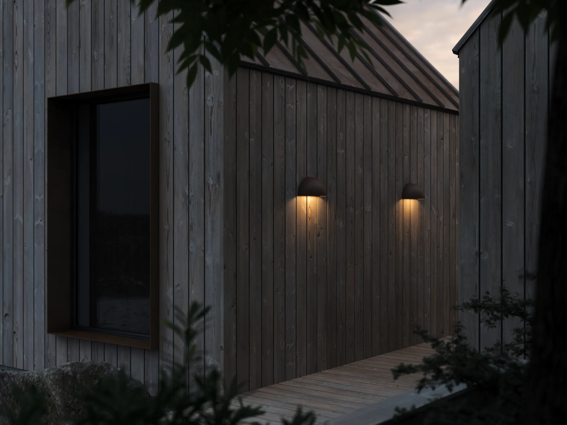 Rørhat wall lamp, Copper raw, LED Light-Point