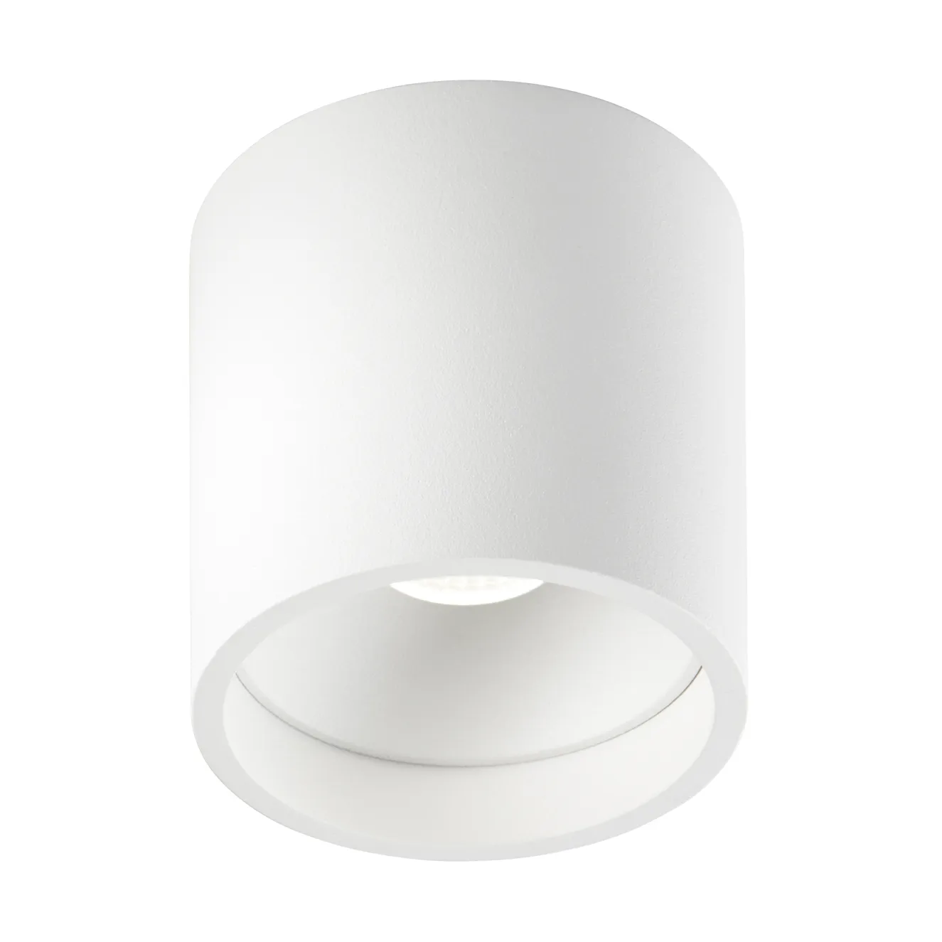 Solo Round 2 spotlight, White, 3000K Light-Point