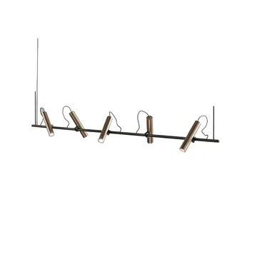 Spirit pendant lamp - Black/rose gold, s2000 - Light-Point