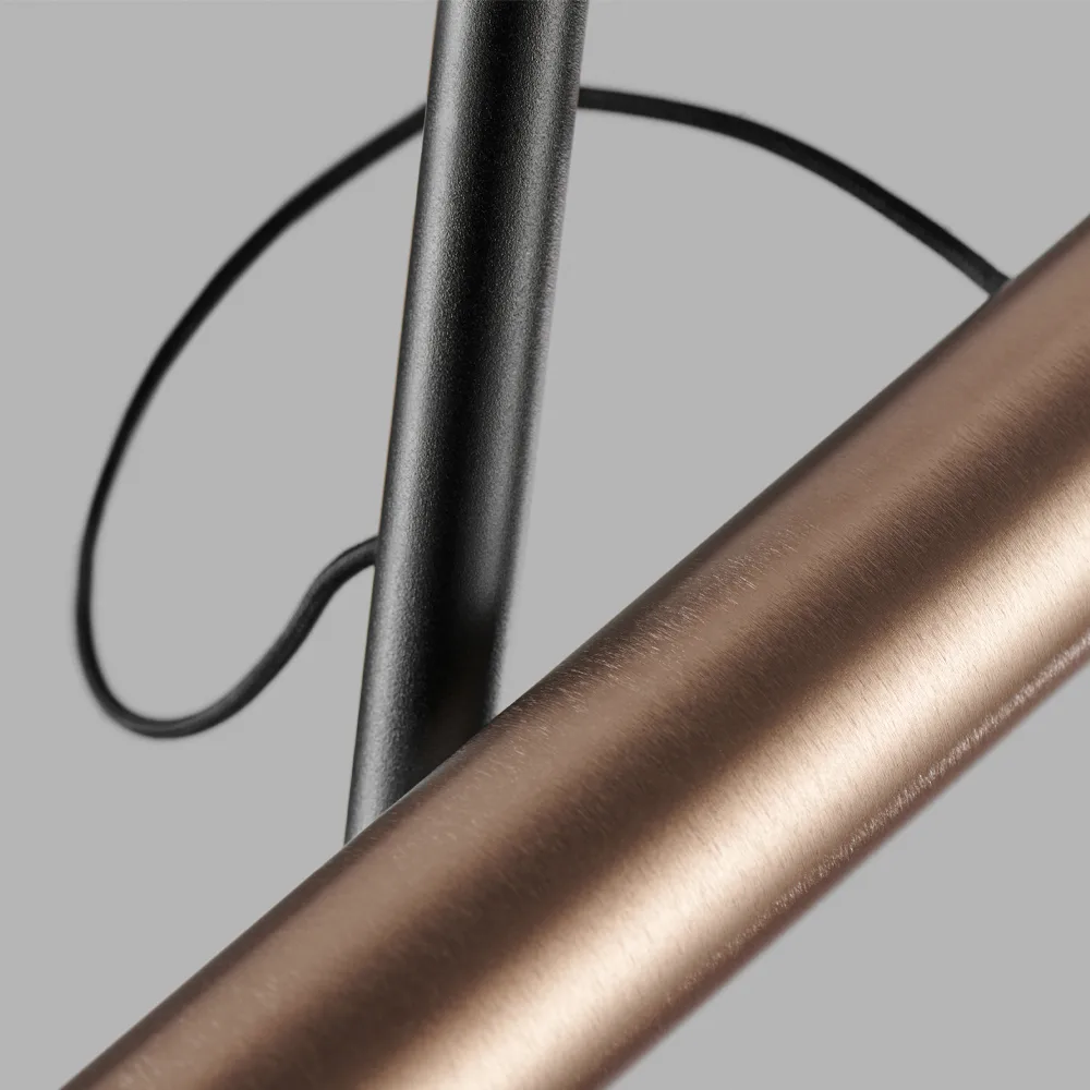 Spirit T1 table lamp, Black/rose gold Light-Point