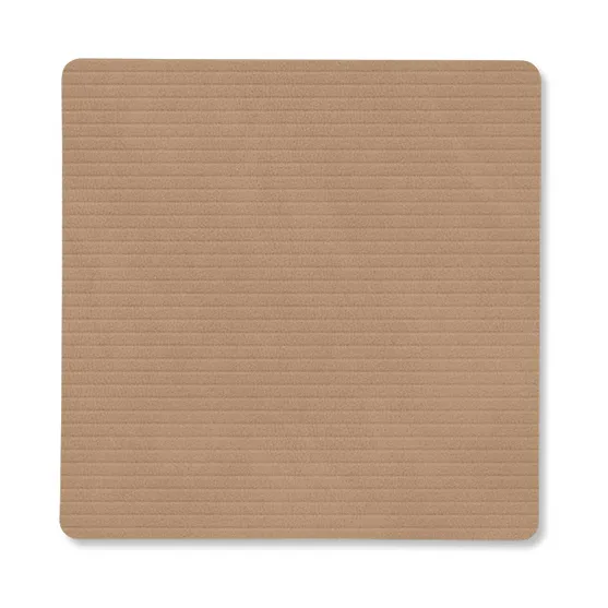 Corduroy coaster square - Nougat - LIND DNA