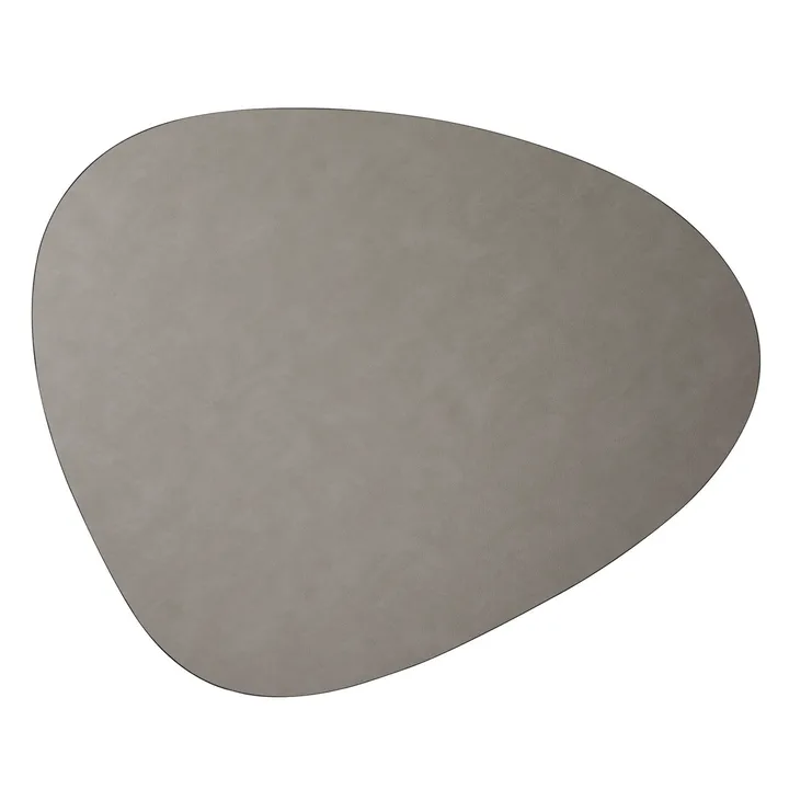 Curve Cloud leatherrug XXL - Light grey - LIND DNA