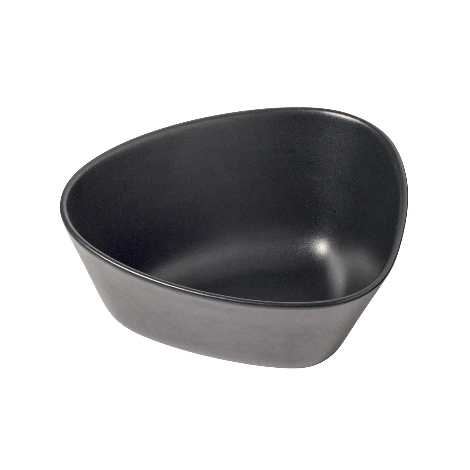 Curve Stoneware bowl M 20x22 cm, black LIND DNA