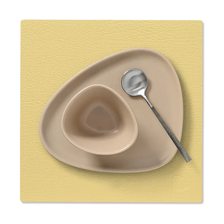 Hippo placemat square S - gold - LIND DNA