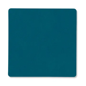 Nupo coaster square reversible 1 pcs - Midnight blue-petrol - LIND DNA