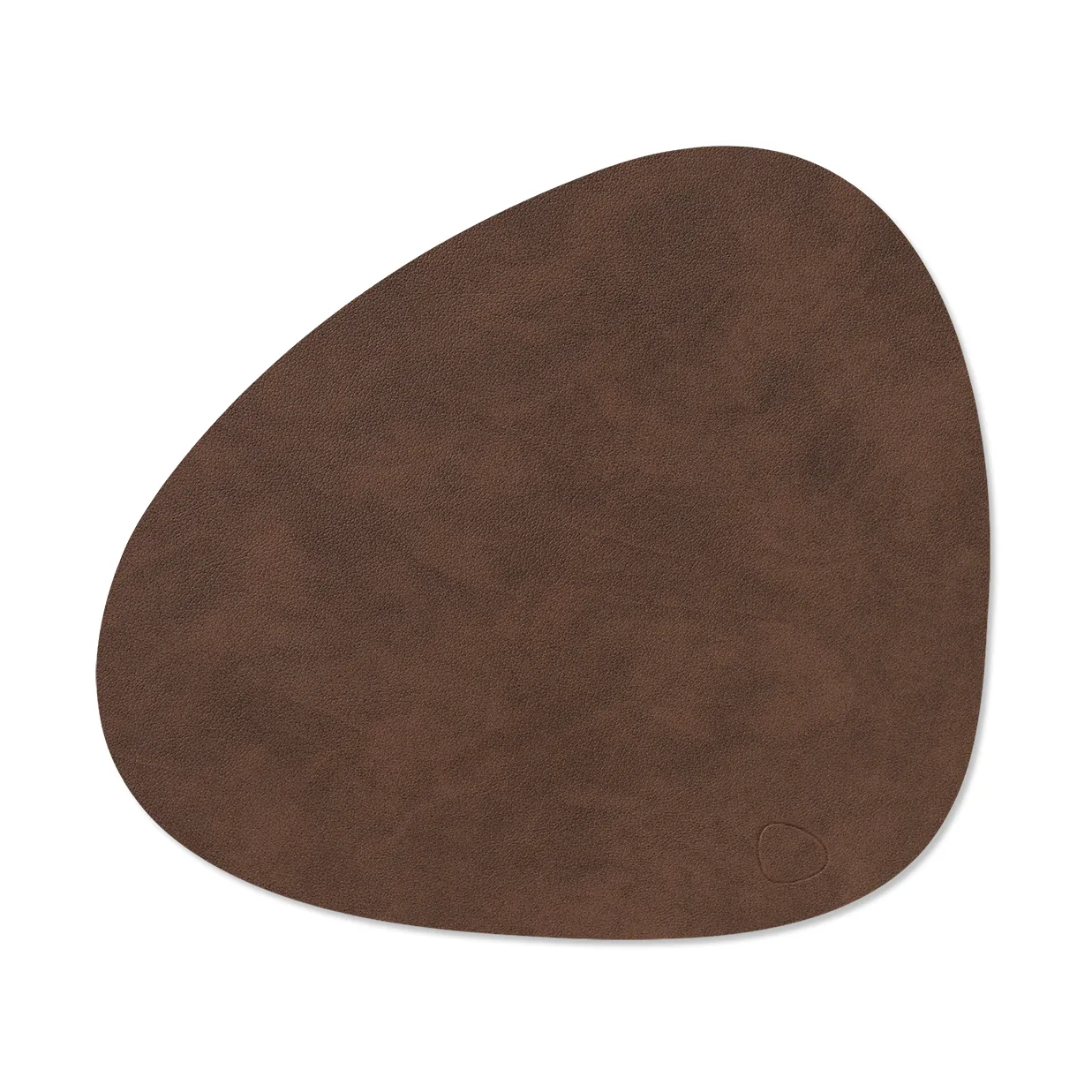 Nupo place mat curve M, Dark brown LIND DNA