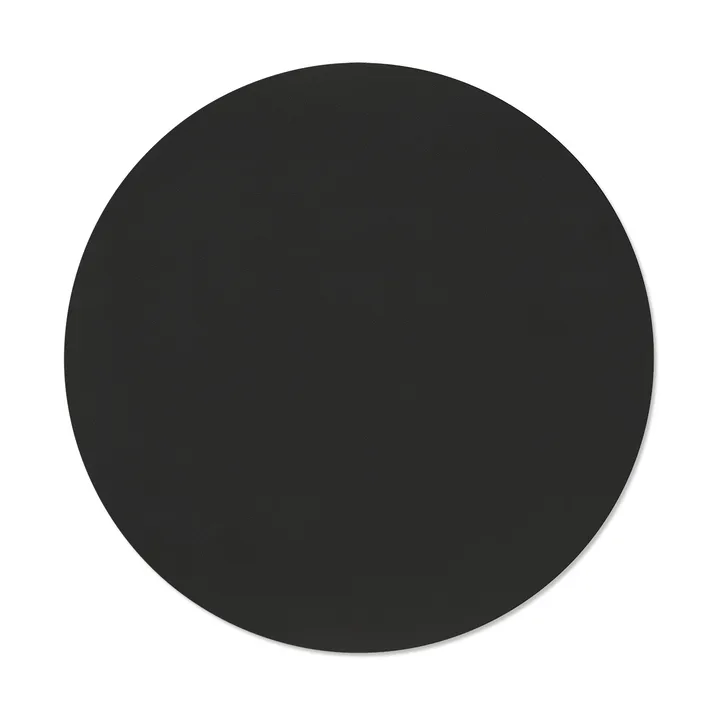 Nupo placemat - Black ink, circle, L - LIND DNA