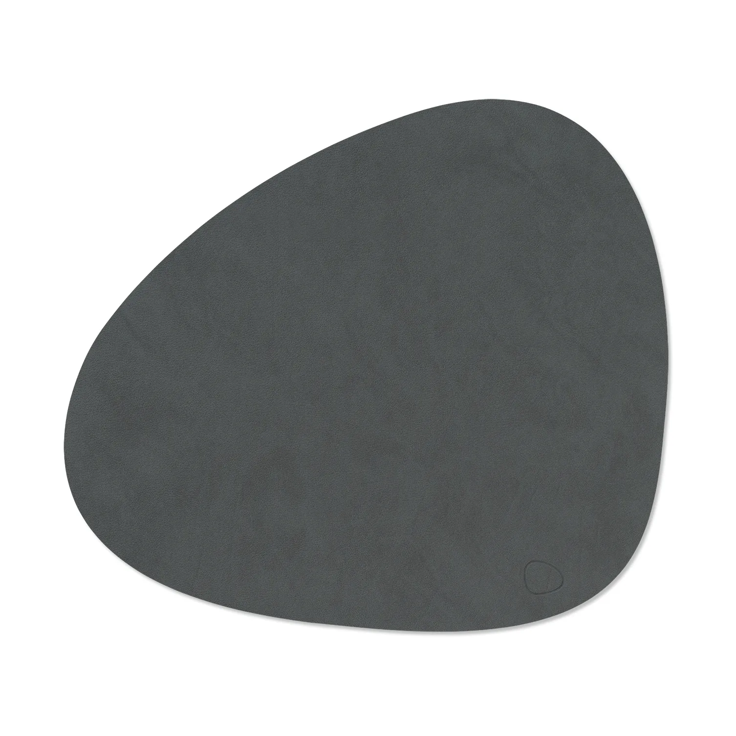 Nupo placemat curve L, anthracite grey LIND DNA