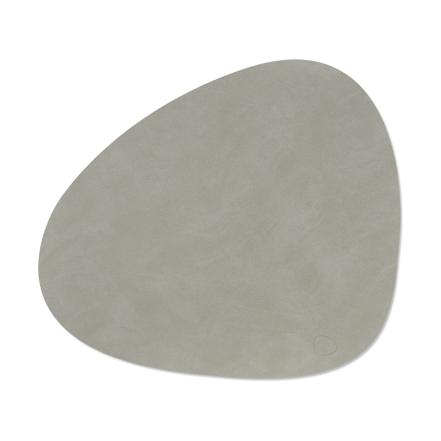 Nupo placemat curve L, light grey LIND DNA