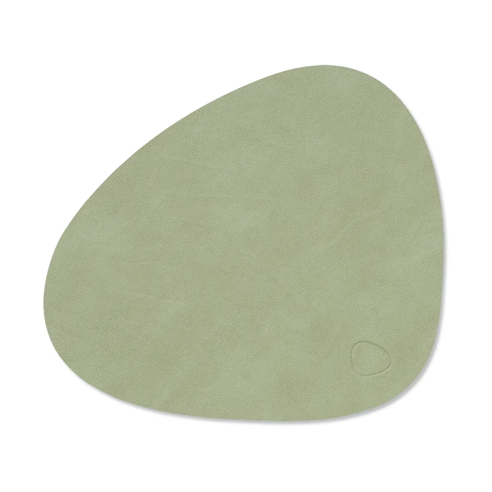 Nupo placemat curve S, Olive green LIND DNA