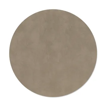 Nupo placemat - Nomad grey, circle, L - LIND DNA