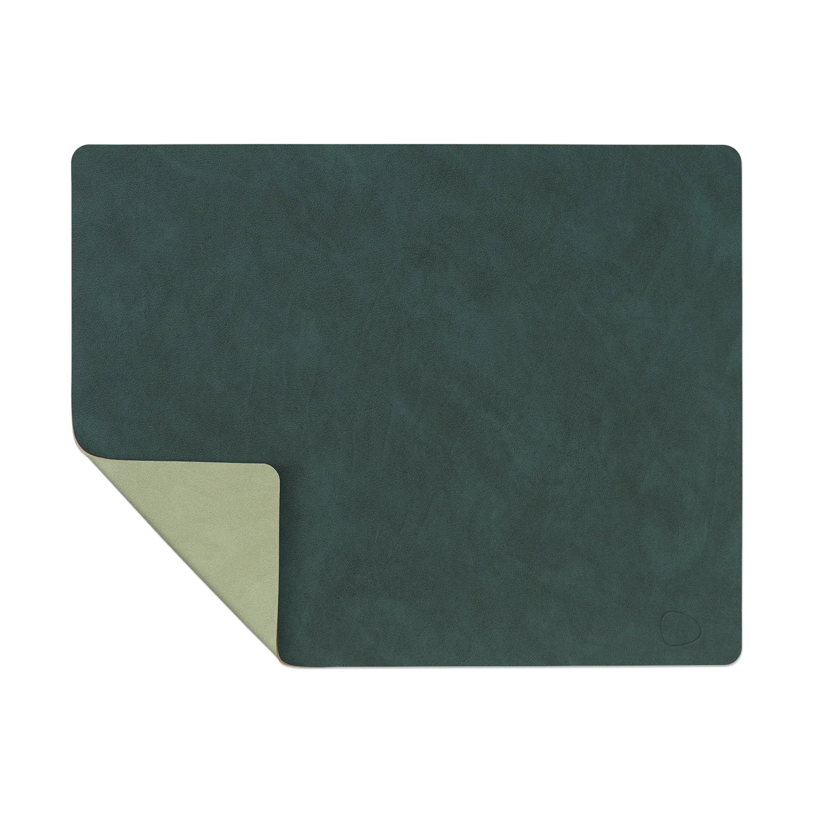 Nupo placemat reversible square L 1 pc, Dark green-olive green LIND DNA