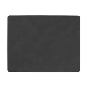 Nupo placemat square L - black - LIND DNA