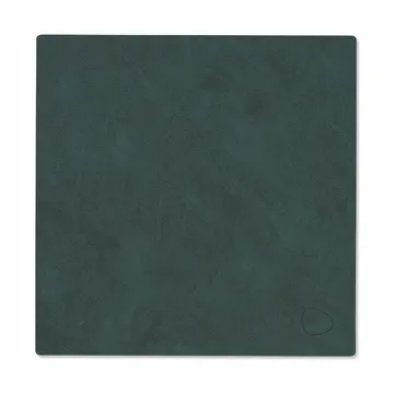 Nupo placemat square reversible S 1 pcs - Dark green-olive green - LIND DNA