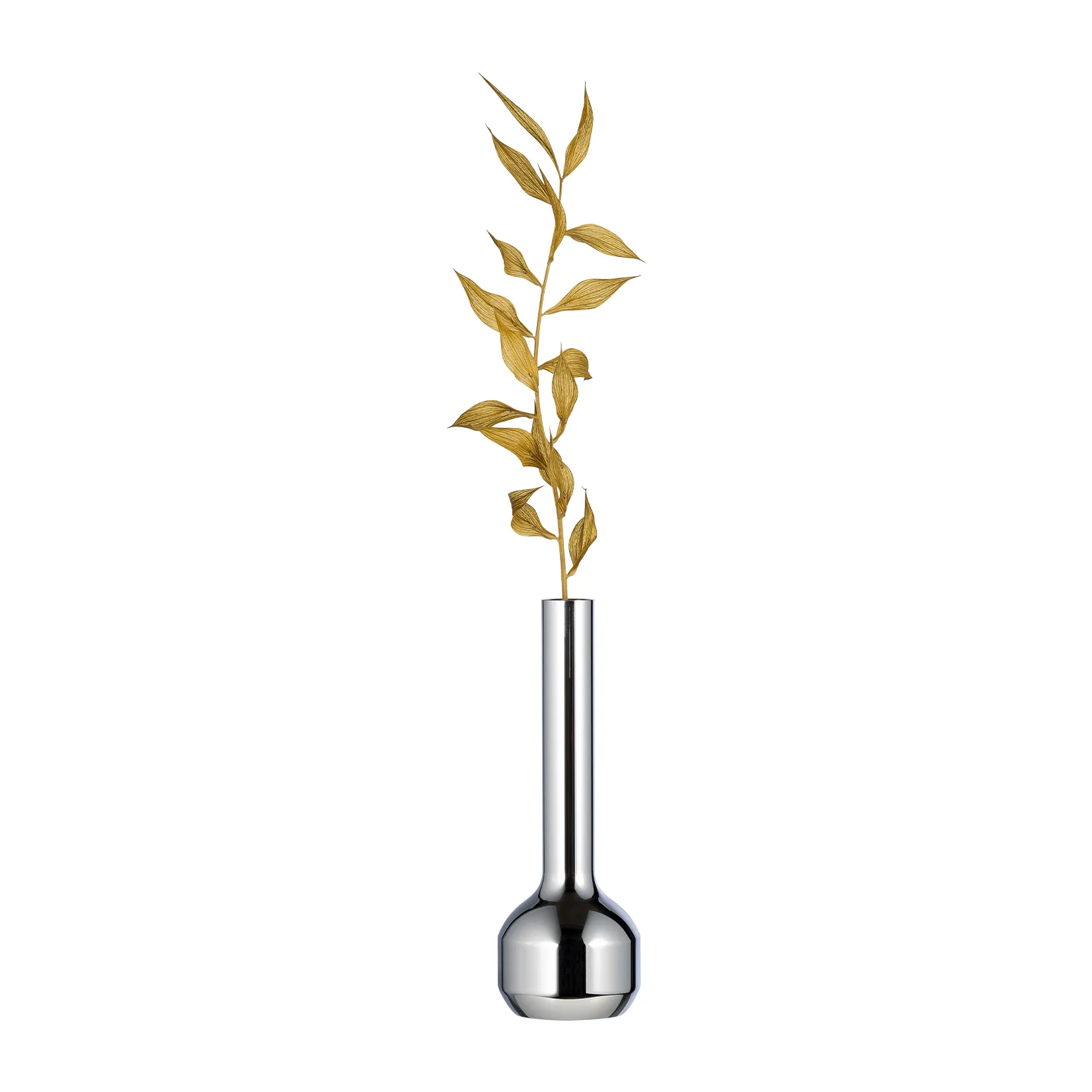 Silhouette 120 vase, Chrome steel LIND DNA
