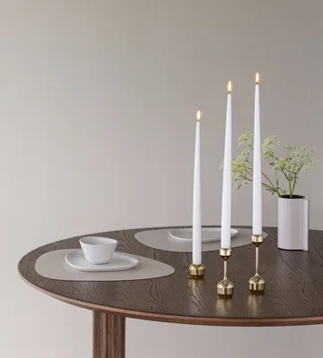Silhouette candle sticks 120 - Gold - LIND DNA