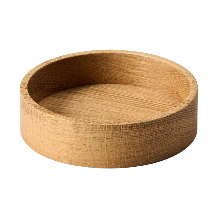 Wood Box storage for coasters - Nature-oak, circle, S - LIND DNA