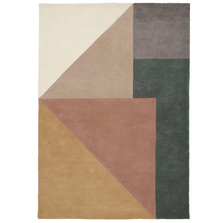 Arguto wool carpet 170x240 cm - rose - Linie Design