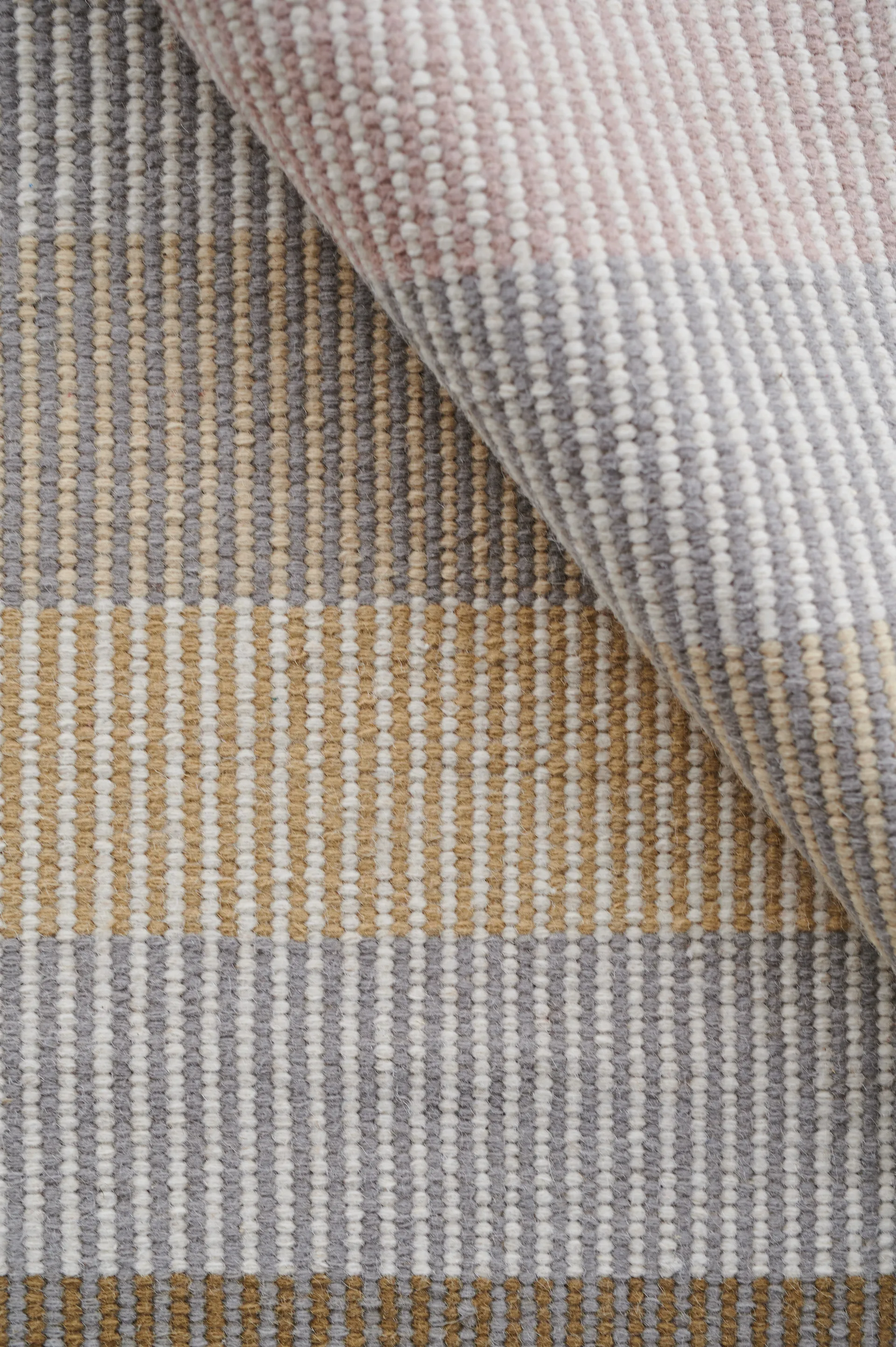 Devise wool rug 80x280 cm, Mustard Linie Design