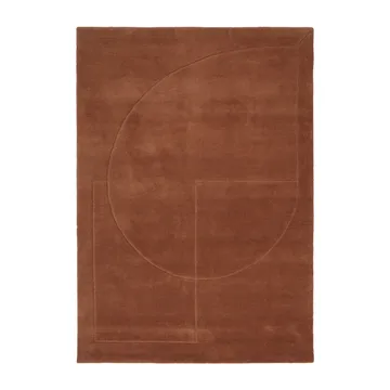 Lineal Poem wool carpet - Amber. 250x350 cm - Linie Design