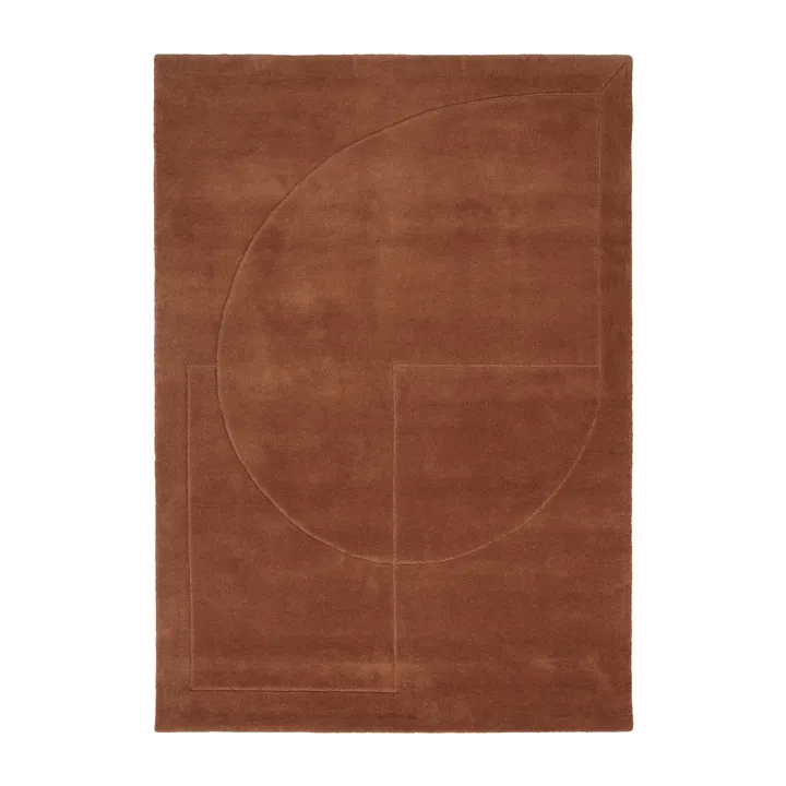 Lineal Poem wool carpet - Amber. 250x350 cm - Linie Design
