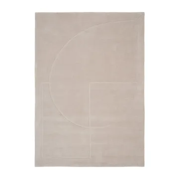 Lineal Poem wool carpet - Beige. 170x240 cm - Linie Design