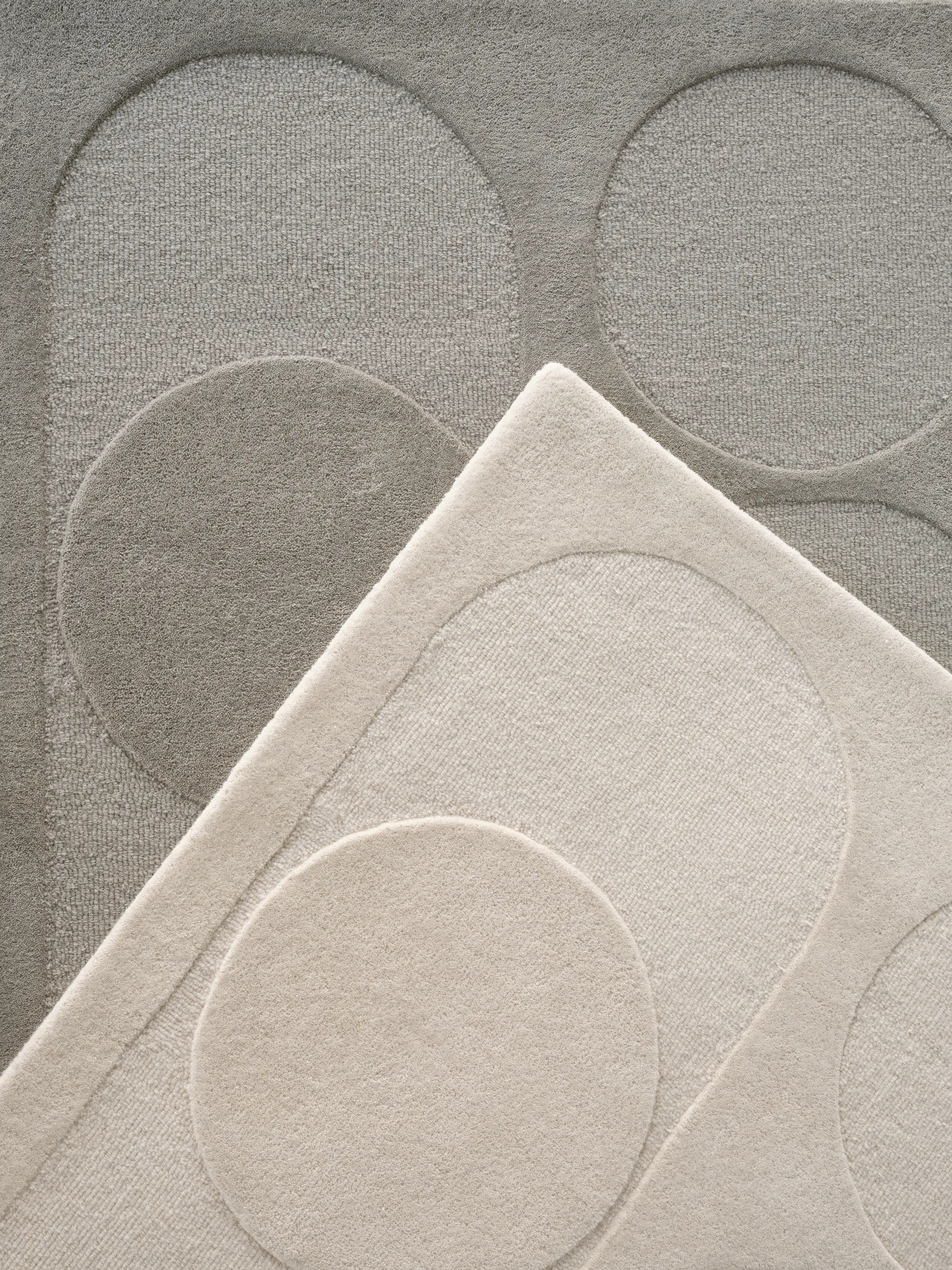 Orb Alliance wool carpet, White. 170x240 cm Linie Design