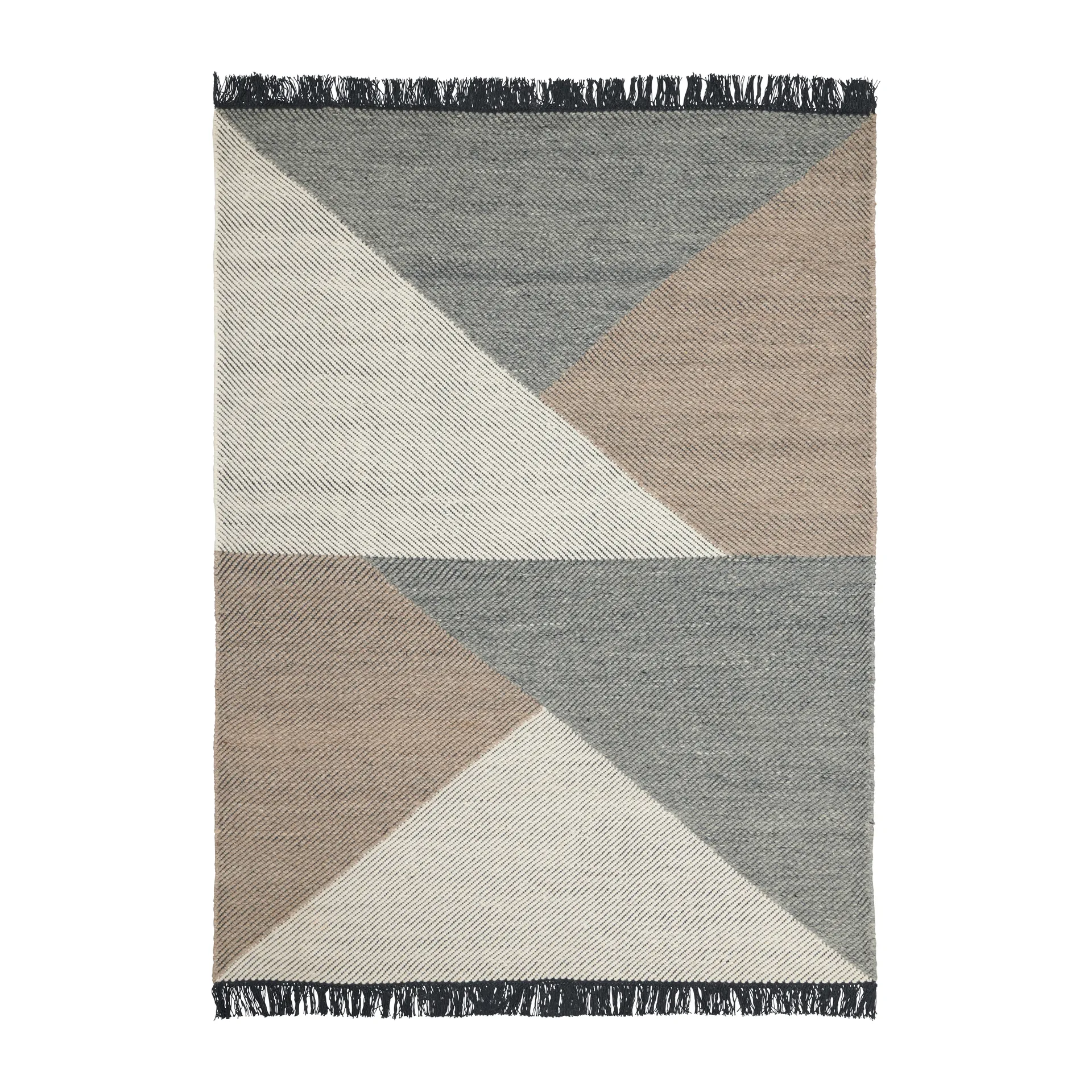 Skuld wool carpet, Light grey. 140x200 cm Linie Design