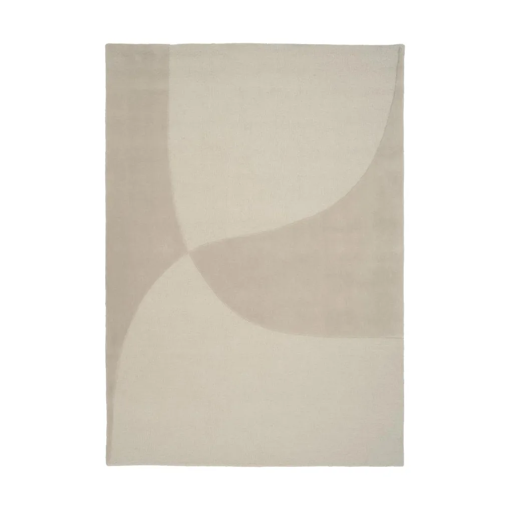 Split Plains rug, Beige, 140x200 cm Linie Design