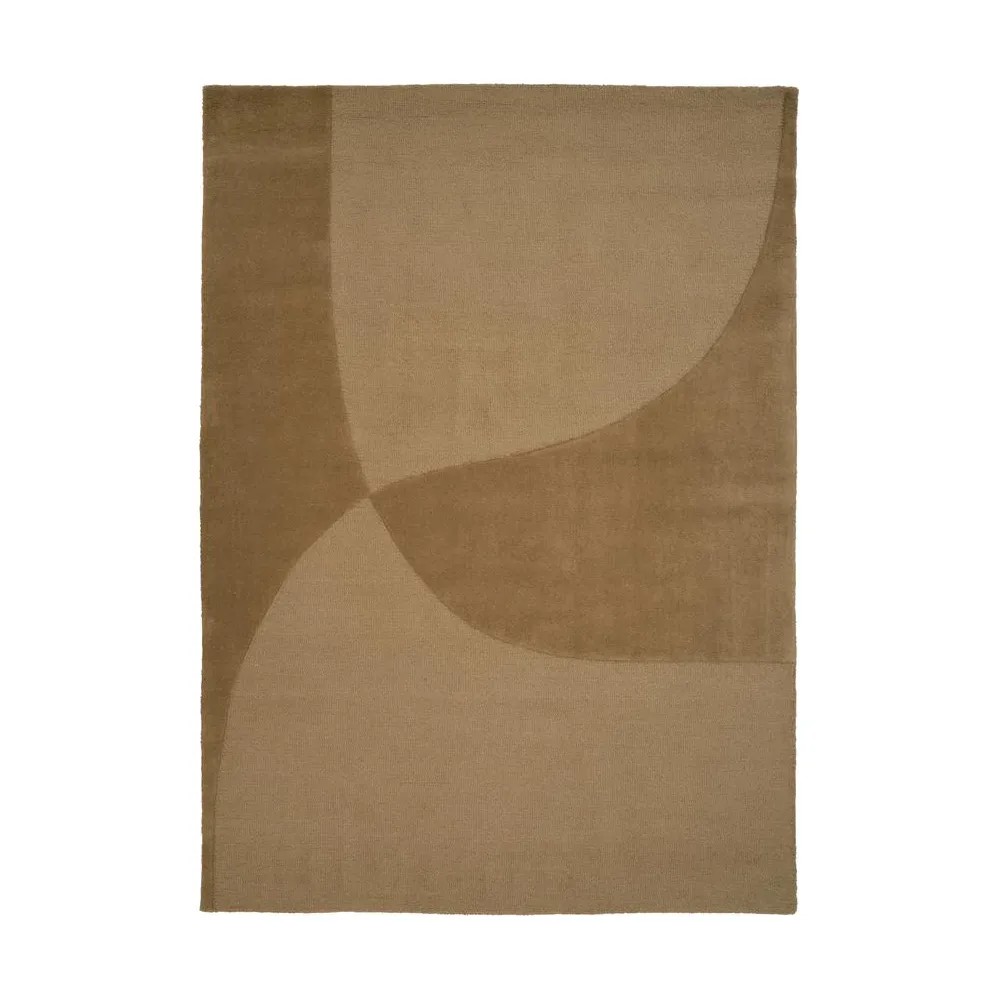 Split Plains rug, Mustard, 200x300 cm Linie Design