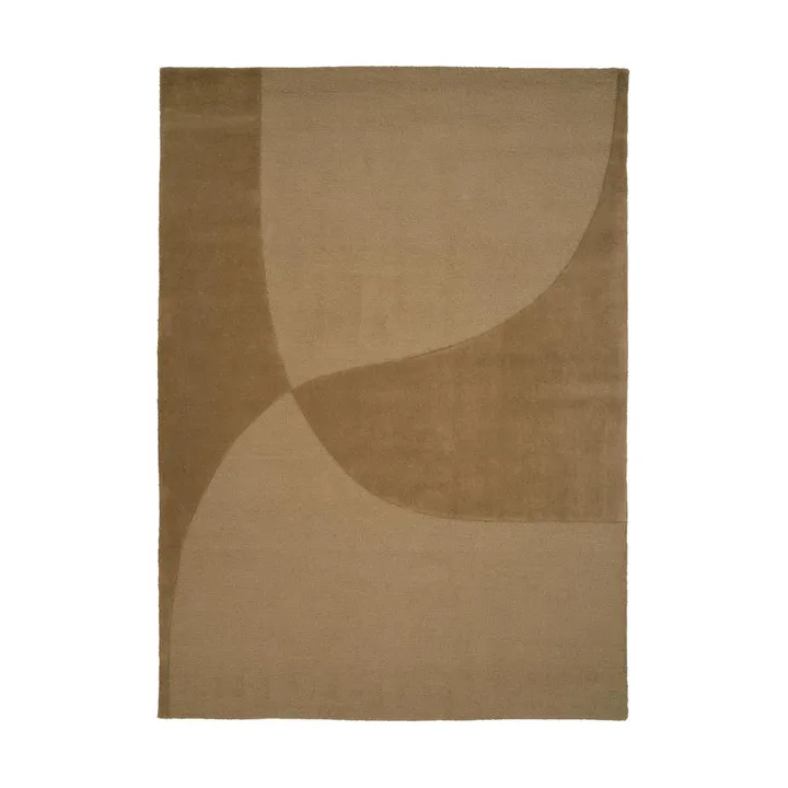 Split Plains rug - Mustard, 250x350 cm - Linie Design