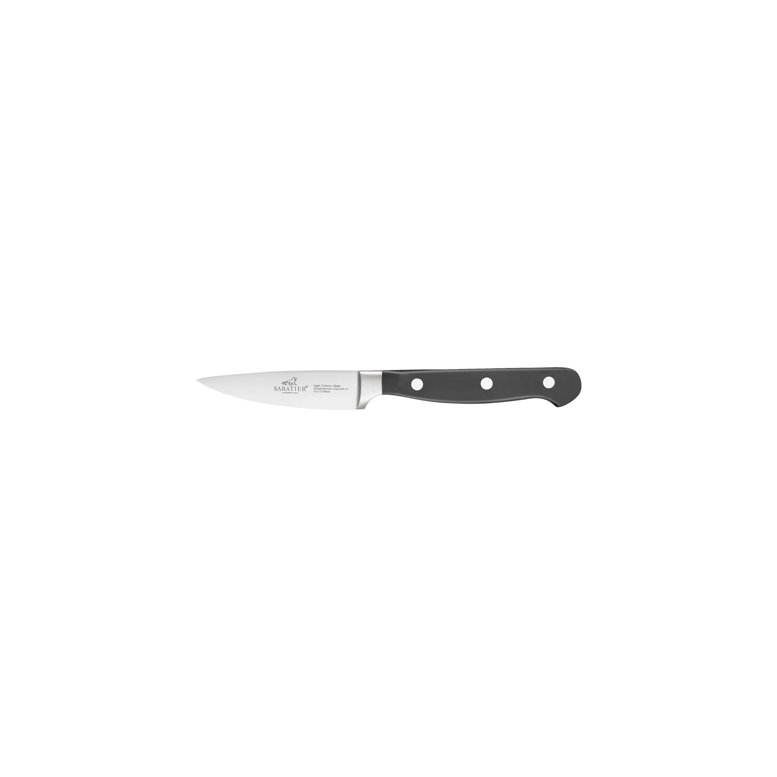 Pluto herb knife 10 cm, Steel-black Lion Sabatier