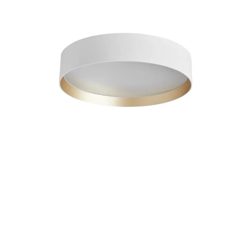 Lucia 35 ceiling lamp, White-gold Loom Design