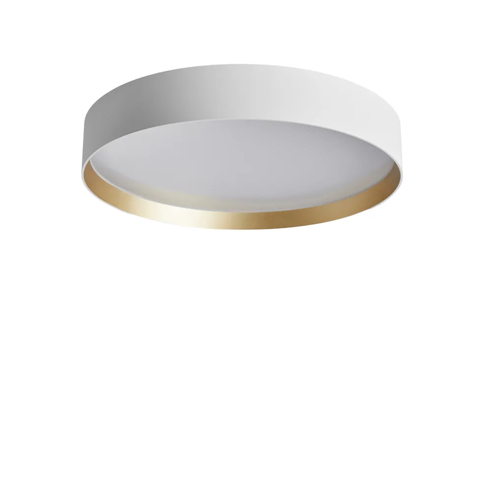 Lucia 45 ceiling lamp, White-gold Loom Design