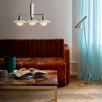 AJ floor lamp - Polished stainless steel - Louis Poulsen