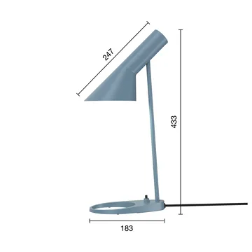 AJ MINI table lamp - Dusty blue - Louis Poulsen