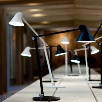 NJP desk lamp - Black, clip, 3000k - Louis Poulsen